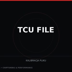 TCU — obróbka / kalibracja pliku