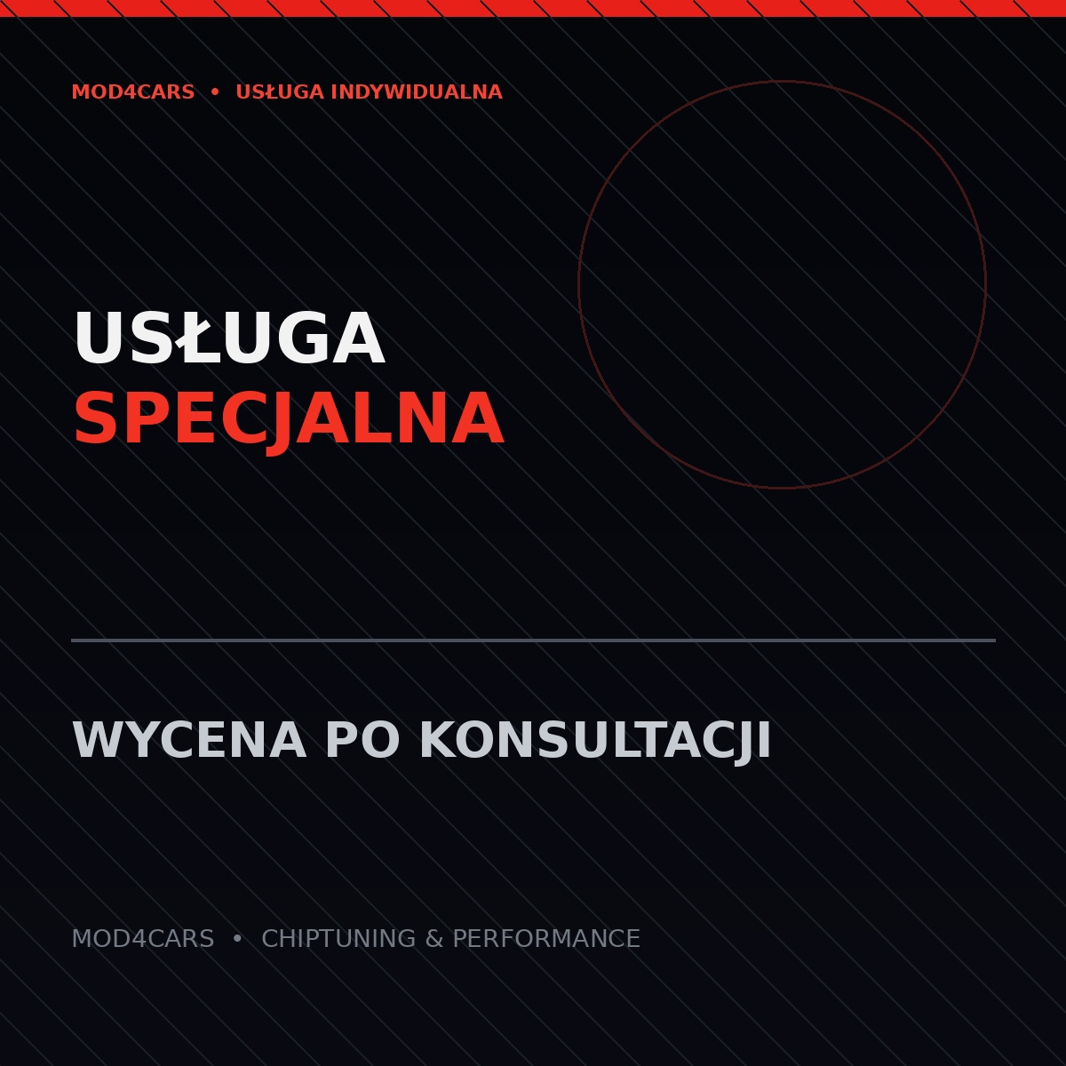 Usługa specjalna — wycena po konsultacji