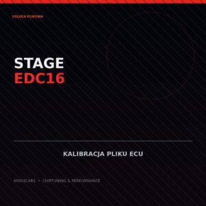Stage 1 EDC16 — obróbka pliku ECU